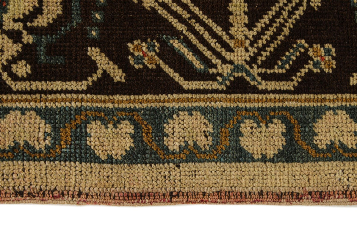 6x10 Red and Brown Turkish Tribal Rug