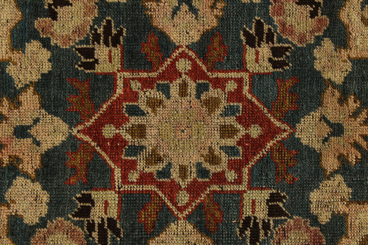 6x10 Red and Brown Turkish Tribal Rug