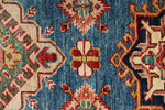 3x23 Red and Blue Kazak Tribal Runner