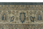 12x18 Blue and Beige Turkish Oushak Rug