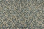 12x18 Blue and Beige Turkish Oushak Rug