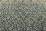 12x18 Blue and Beige Turkish Oushak Rug