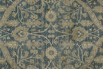 12x18 Blue and Beige Turkish Oushak Rug