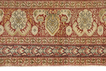 4x6 Red and Beige Turkish Silk Rug