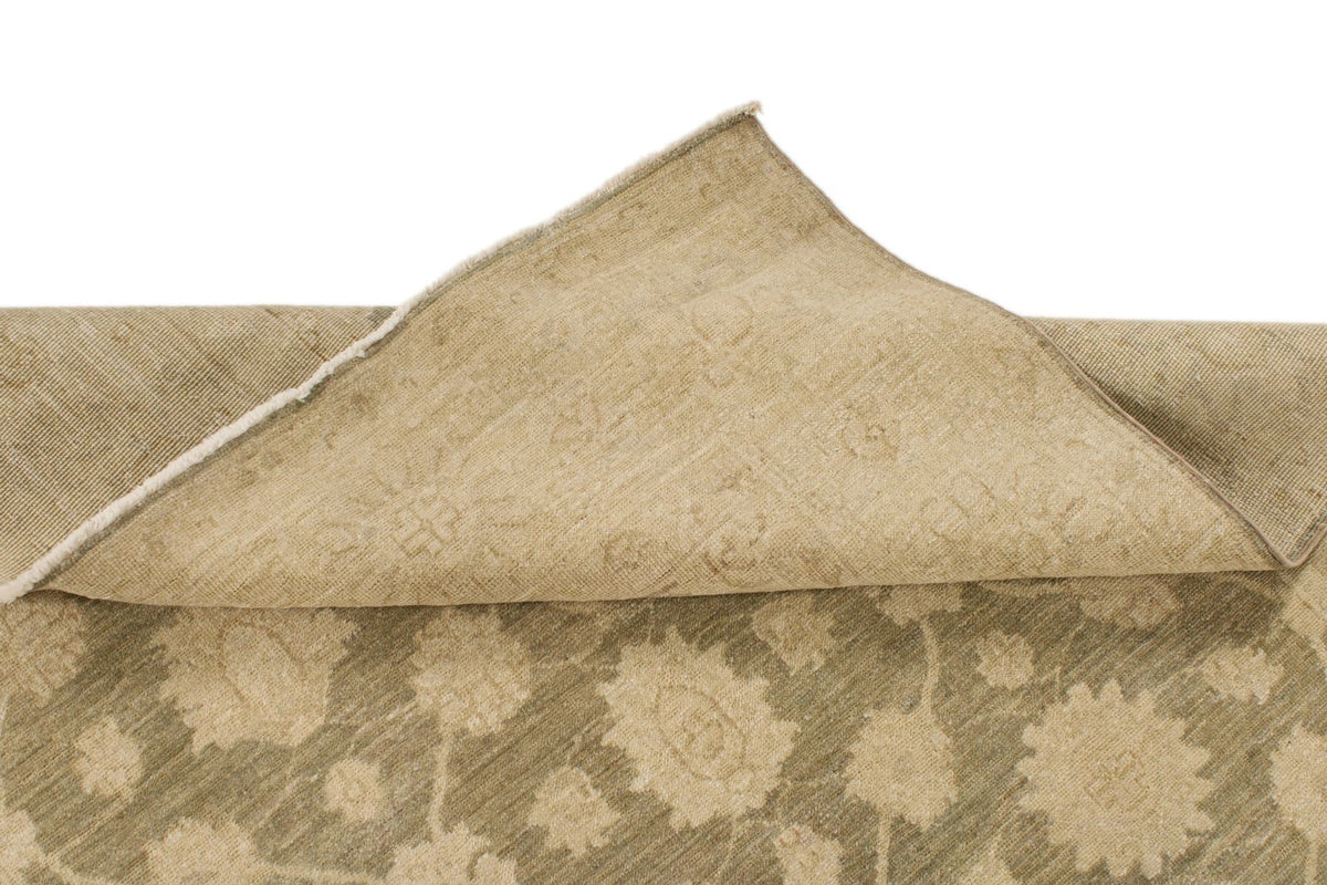 5x14 Gray and Ivory Persian Runner