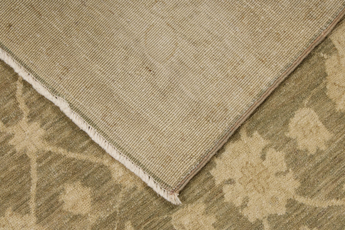 5x14 Gray and Ivory Persian Runner