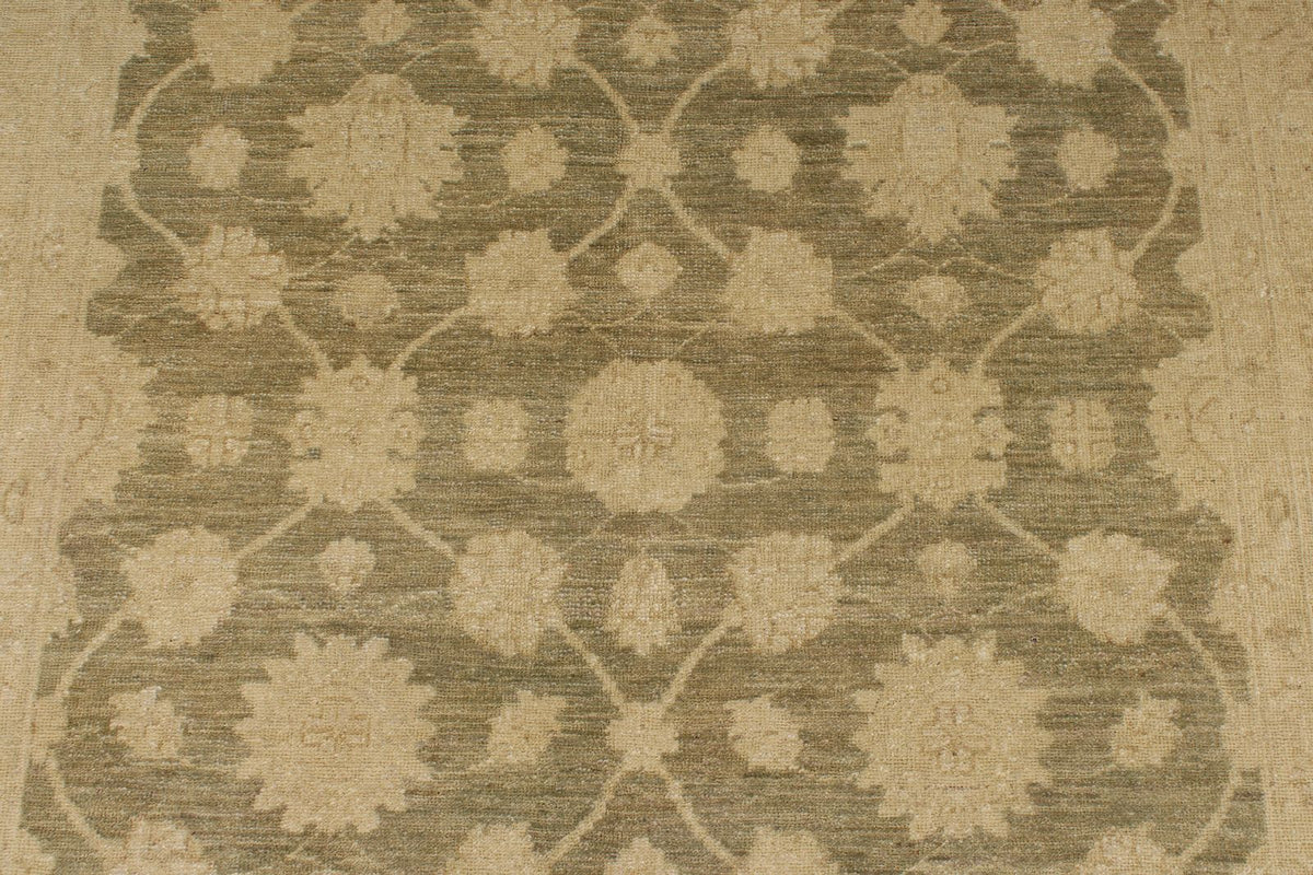 5x14 Gray and Ivory Persian Runner