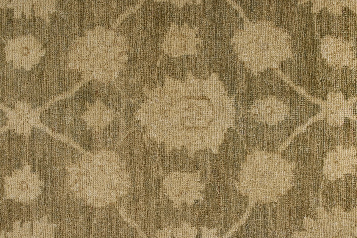 5x14 Gray and Ivory Persian Runner