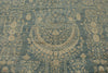 10x13 Blue and Ivory Persian Rug