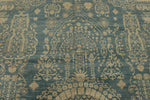 10x13 Blue and Ivory Persian Rug