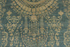 10x13 Blue and Ivory Persian Rug