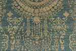 10x13 Blue and Ivory Persian Rug