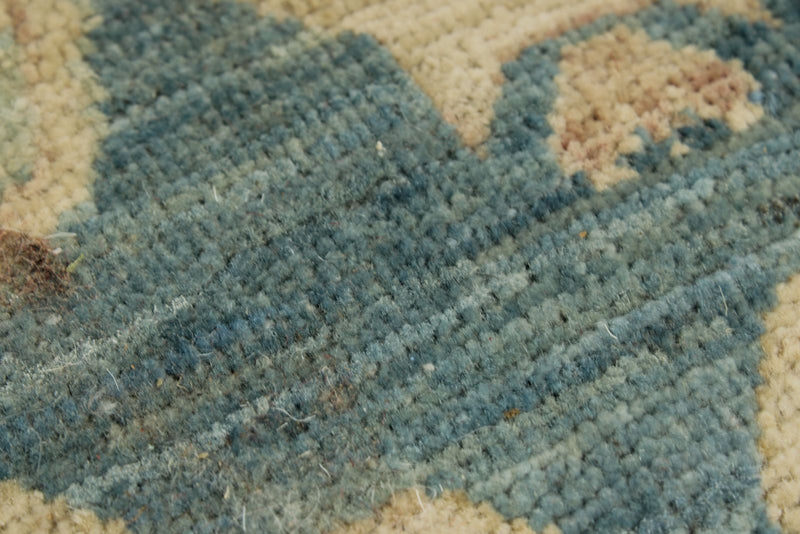 10x13 Blue and Ivory Persian Rug