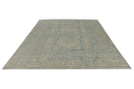 10x13 Blue and Ivory Persian Rug