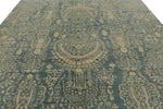 10x13 Blue and Ivory Persian Rug