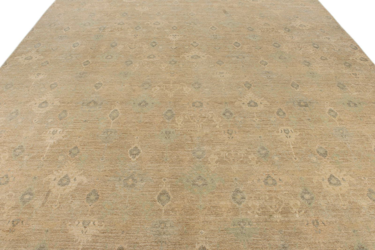 10x14 Camel and Multicolor Persian Traditional Rug