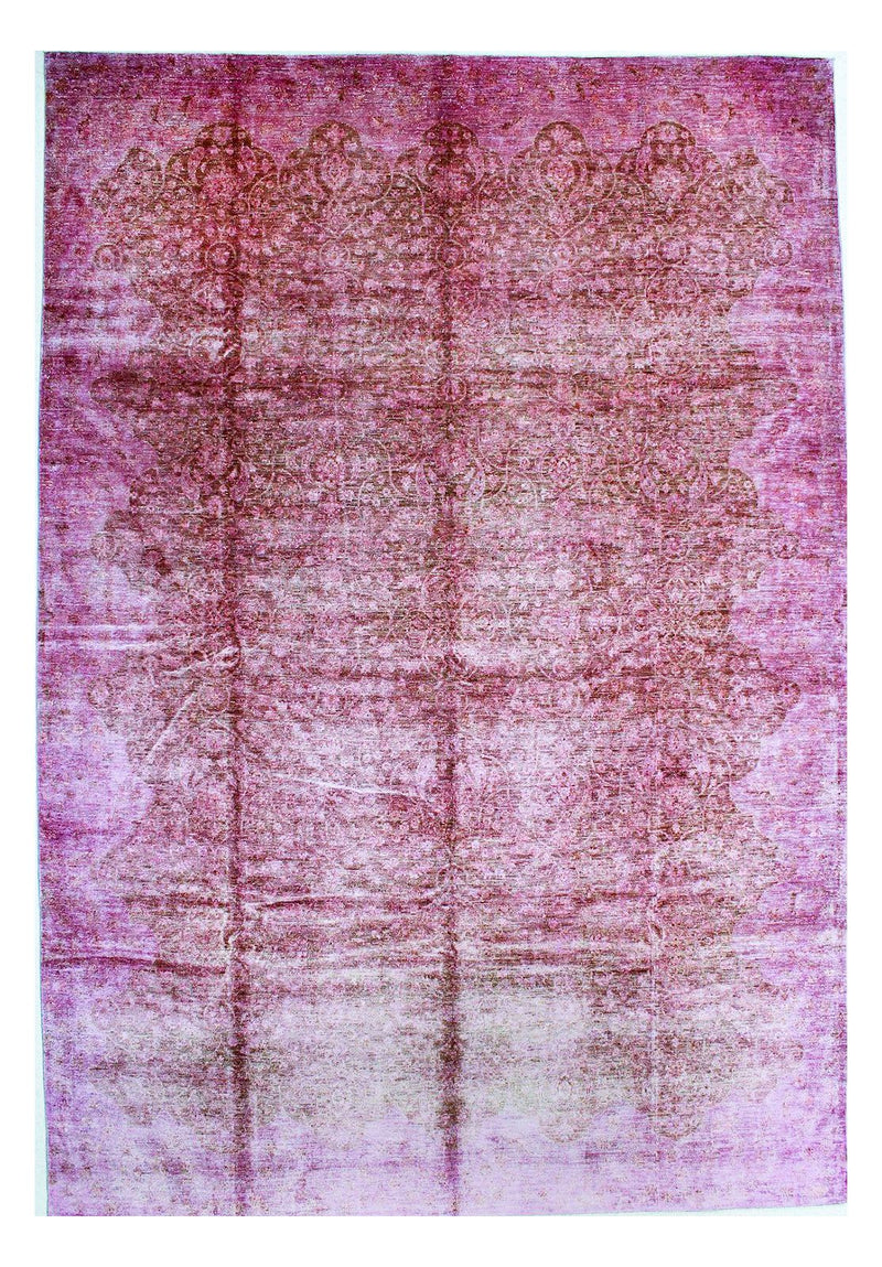 10x14 Purple and Purple Anatolian Traditional Rug