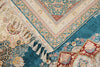 8x10 Multicolor and Blue Turkish Silk Rug