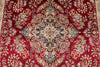 5x7 Red and Navy Turkish Silk Rug