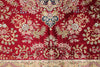 5x7 Red and Navy Turkish Silk Rug