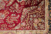 5x7 Red and Navy Turkish Silk Rug