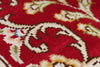 5x7 Red and Navy Turkish Silk Rug