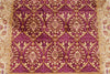 3x10 Purple and Ivory Turkish Silk Runner