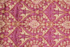 3x10 Purple and Ivory Turkish Silk Runner