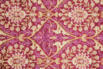 3x10 Purple and Ivory Turkish Silk Runner