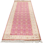 3x10 Purple and Ivory Turkish Silk Runner