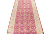 3x10 Purple and Ivory Turkish Silk Runner