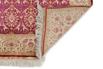 3x10 Purple and Ivory Turkish Silk Runner