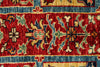 6x8 Red and Blue Kazak Tribal Rug