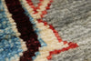 3x10 Gray and Ivory Kazak Tribal Runner