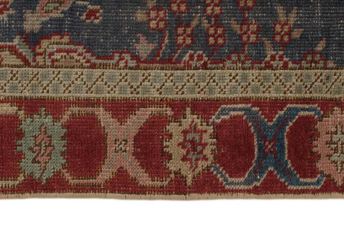 3x6 Blue and Red Anatolian Turkish Tribal Runner