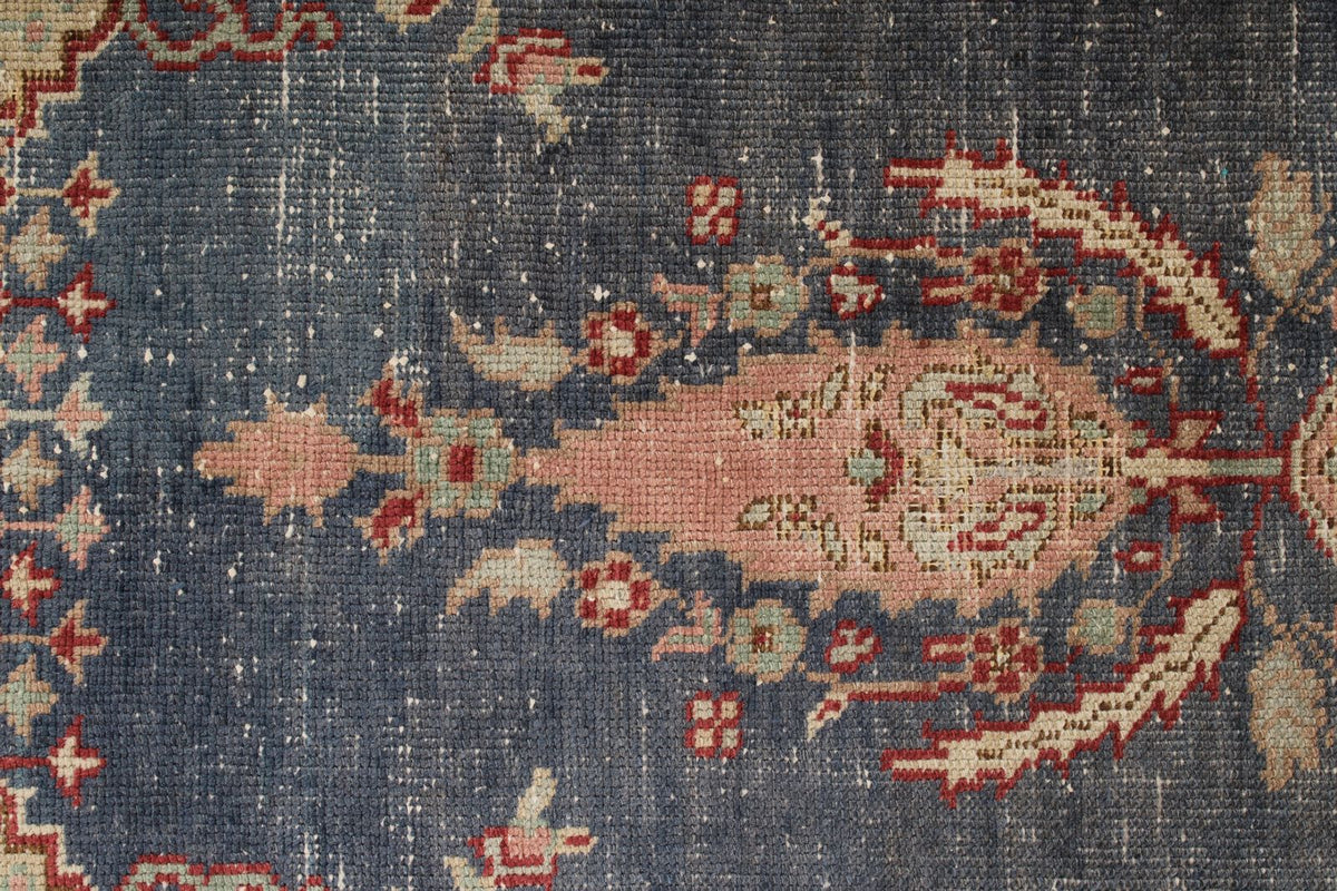 3x6 Blue and Red Anatolian Turkish Tribal Runner