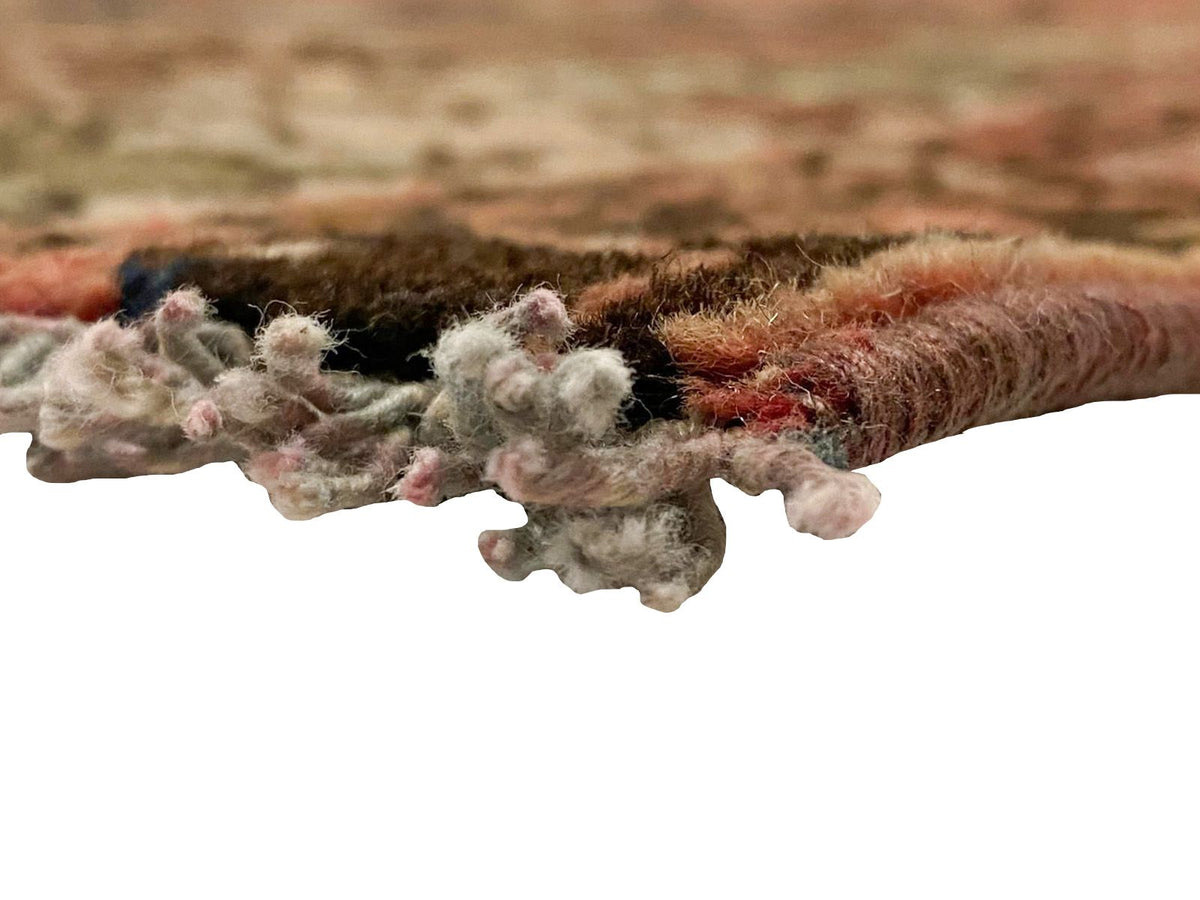 4x7 Red and Ivory Turkish Tribal Rug