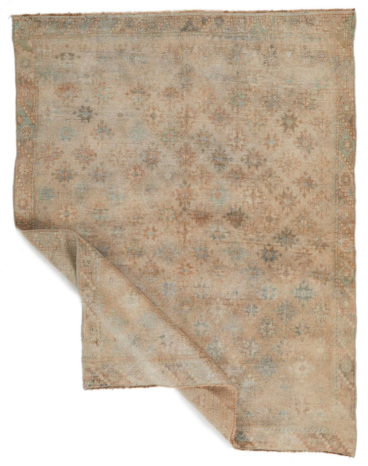 4x5 Multicolor Turkish Tribal Rug
