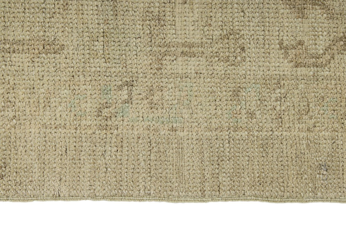 6x9 Gray and Ivory Turkish Oushak Rug
