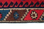 2x4 Pink and Blue Anatolian Tribal Rug