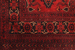 3x13 Red and Black Turkish Tribal Runner