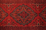 3x13 Red and Black Turkish Tribal Runner