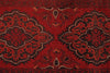 3x13 Red and Black Turkish Tribal Runner