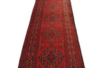 3x13 Red and Black Turkish Tribal Runner