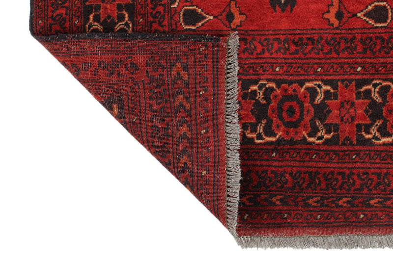 3x13 Red and Black Turkish Tribal Runner