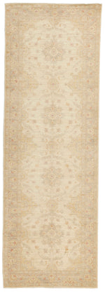 3x9 Ivory and Blue Persian Traditional Runner