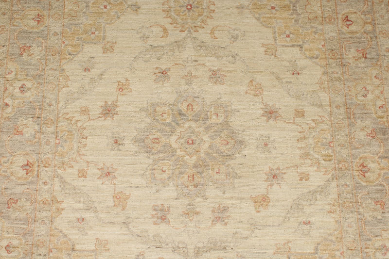 3x9 Ivory and Blue Persian Traditional Runner