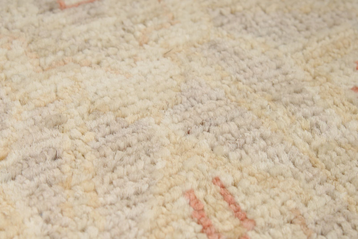 3x9 Ivory and Blue Persian Traditional Runner