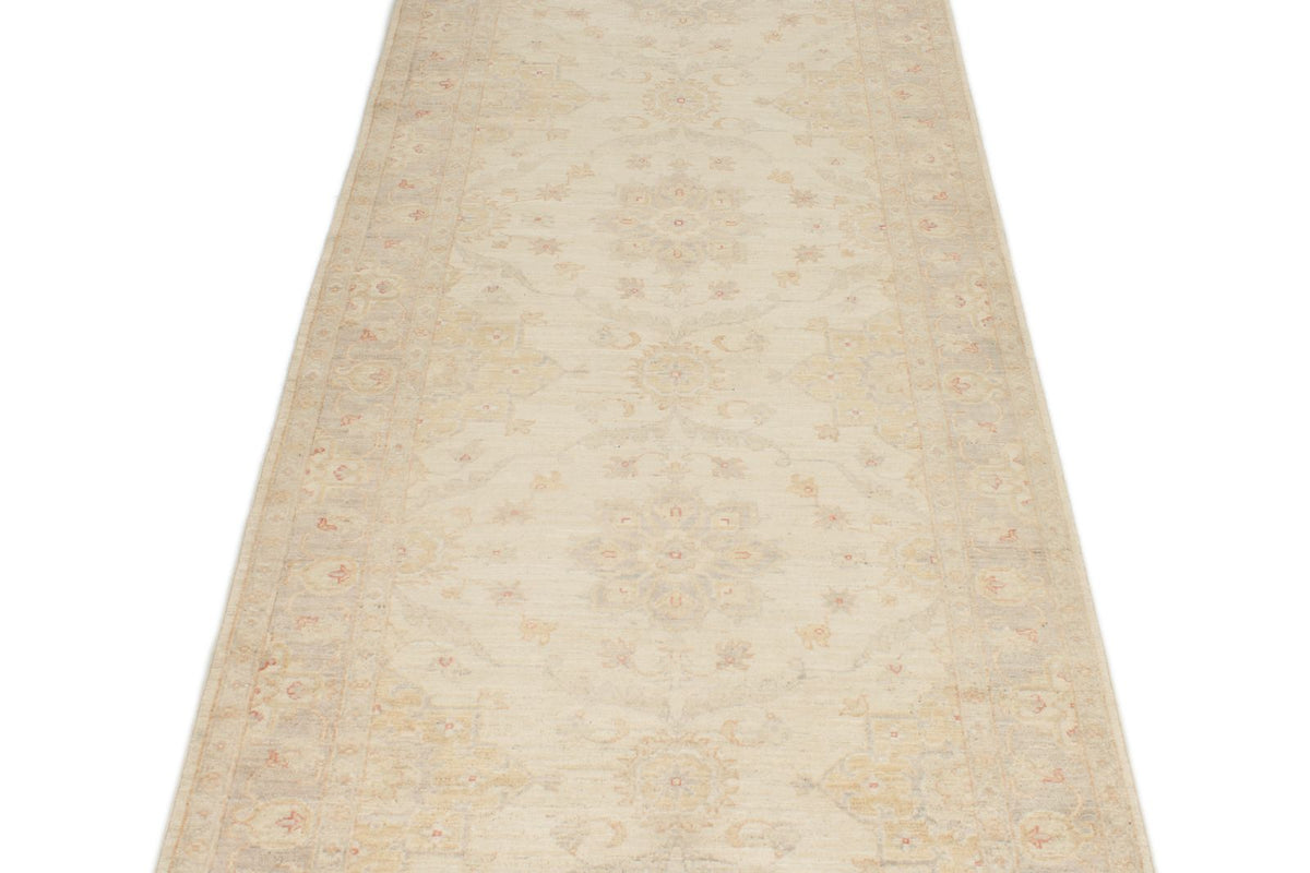 3x9 Ivory and Blue Persian Traditional Runner