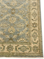 3x8 Blue and Ivory Persian Runner